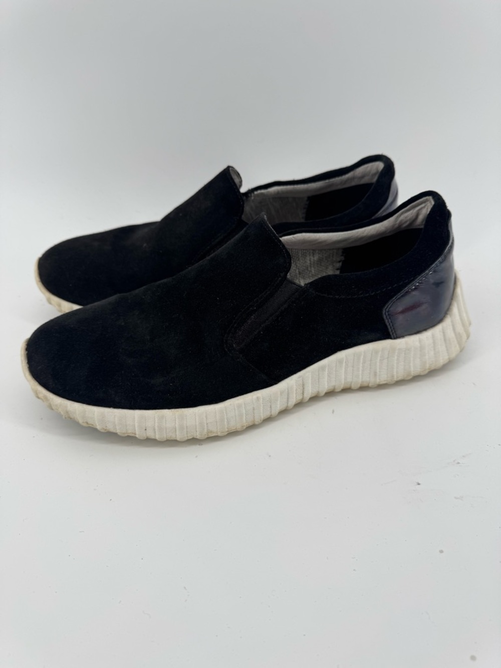 Johnston Murphy XC 4 Waterproof Black Leather Suede  Slip On Women's Size 10M